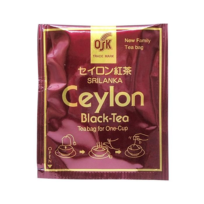 【直送品】セイロン紅茶 ティーバッグ 2.2g OSK (1200個)