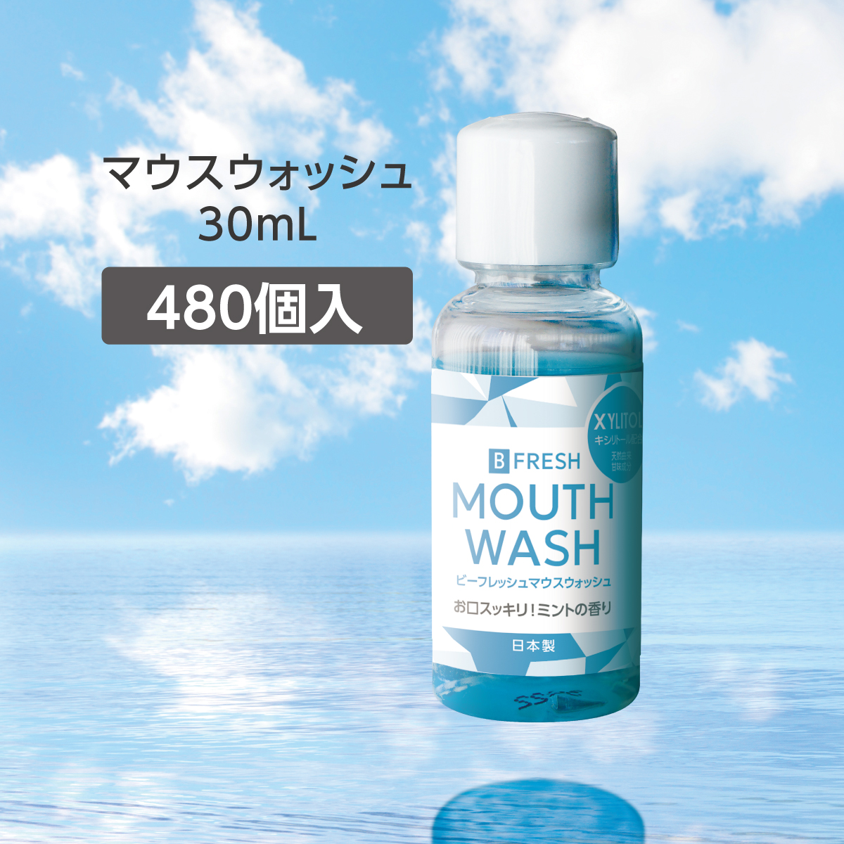 マウスウォッシュ ミントの香り 30mL ビーフレッシュ (480個)