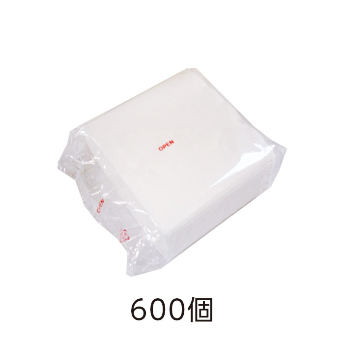 【直送品】 詰替え用 ハーフティッシュ 50W 袋入 (600個)
