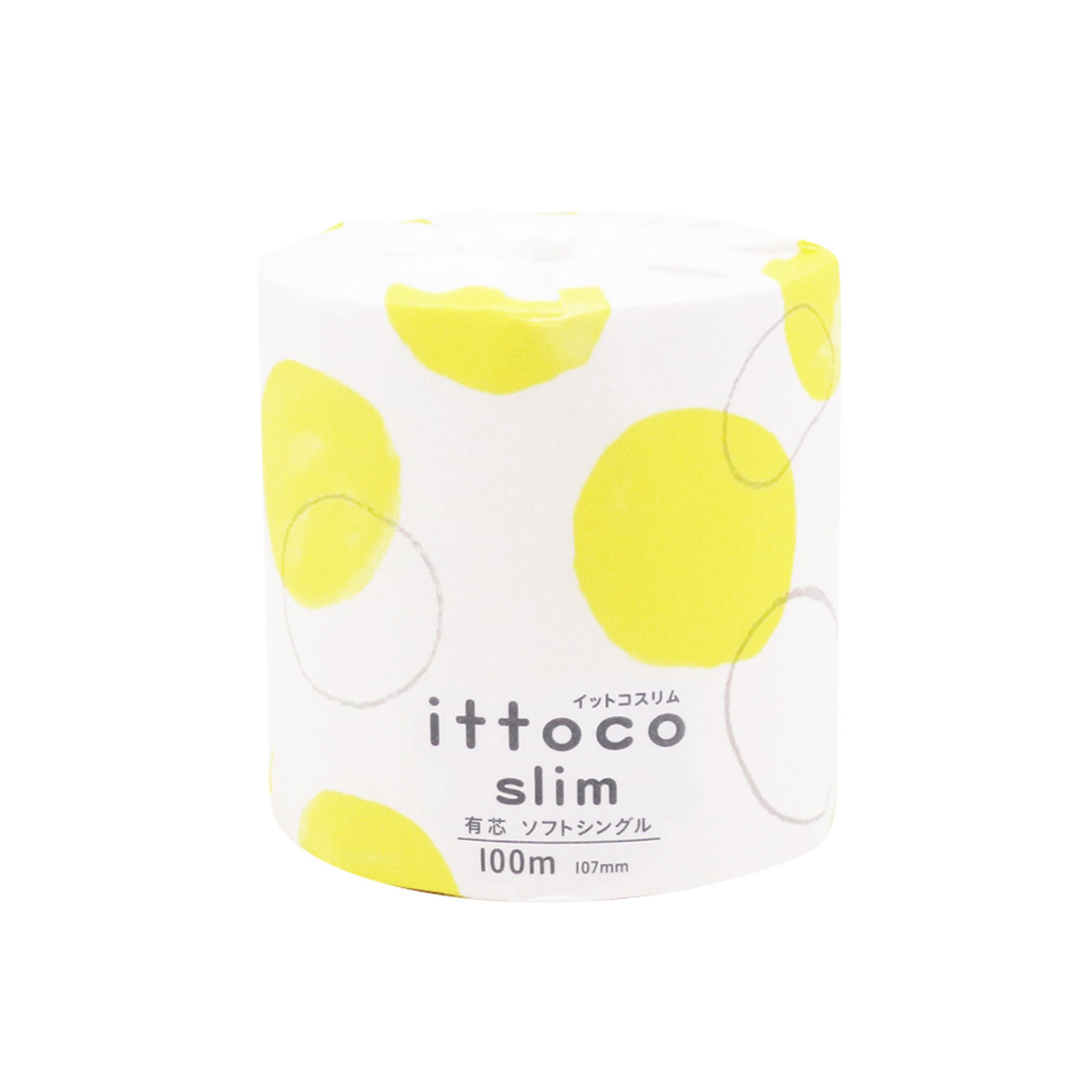 イレットペーパー イットコスリム 100m (1重) 個包装 (300個)