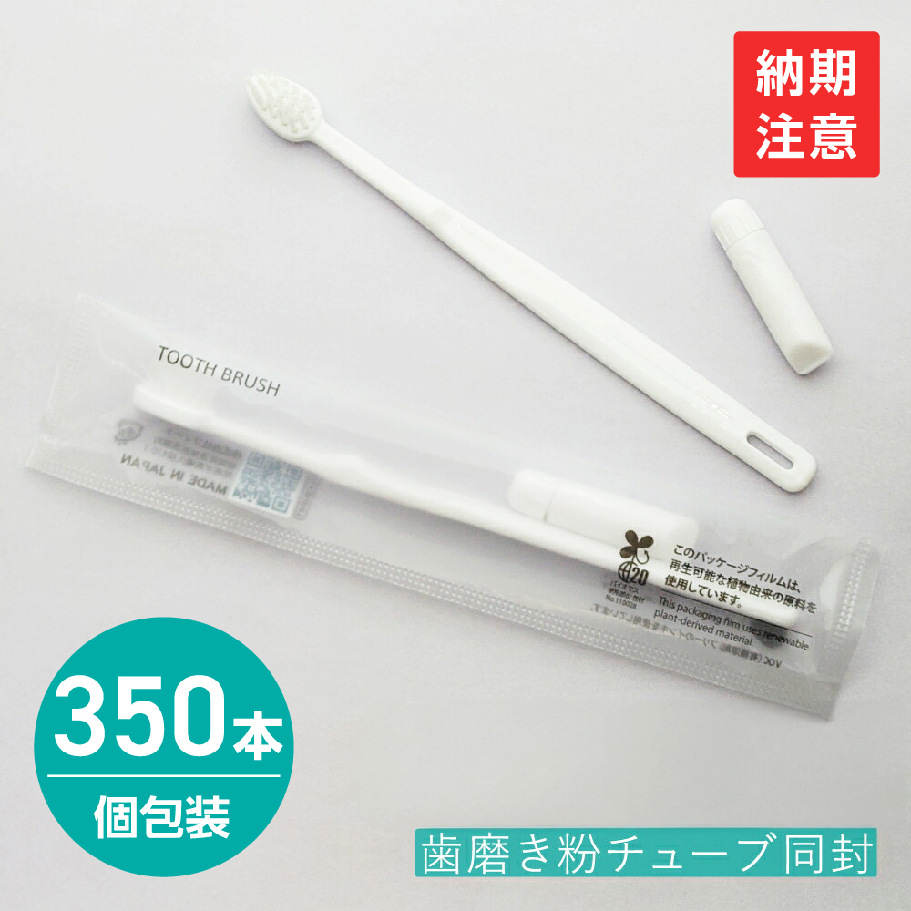 歯ブラシ PBT-00 歯磨き粉3g SGBM2 (350本)