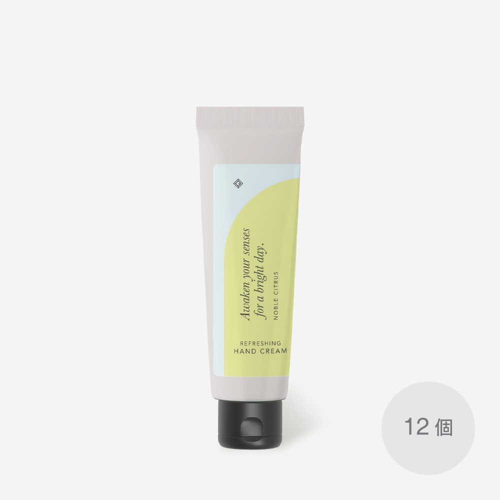 リフレッシュ ハンドクリーム ノーブルシトラスの香り 35g GemiD (12個)