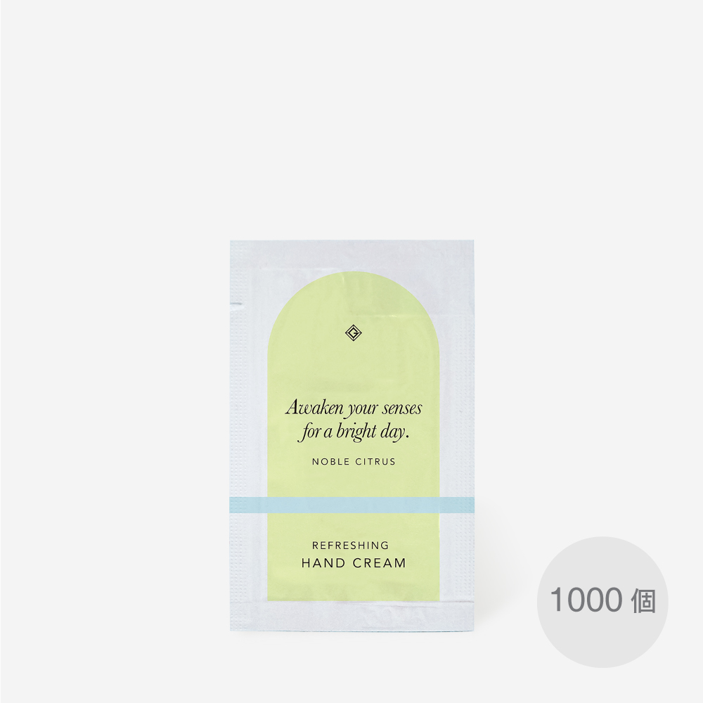 リフレッシュ ハンドクリーム ノーブルシトラスの香り 2g GemiD (1000個)