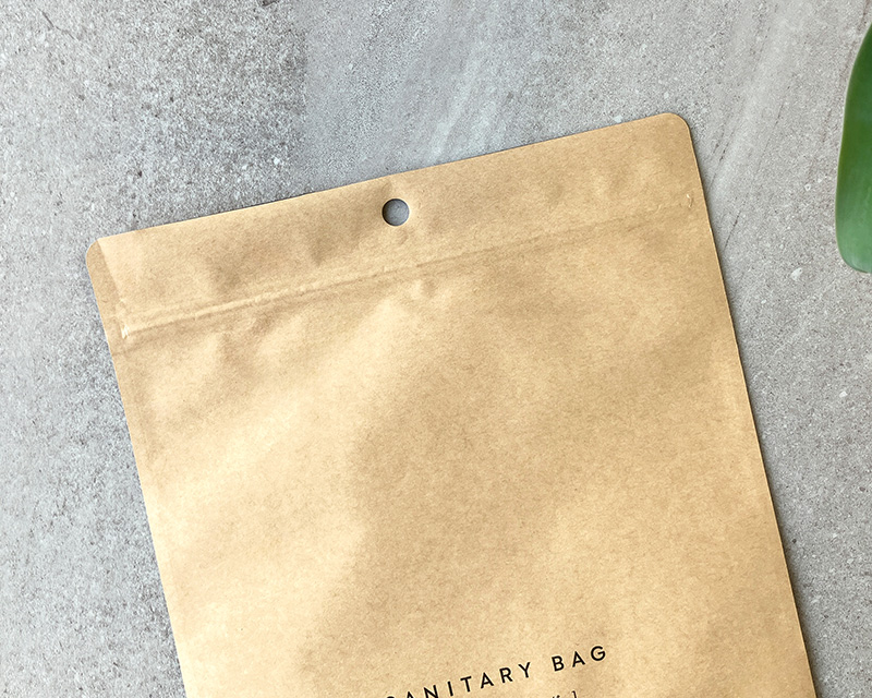 _吊り下げ穴 環境配慮と使いやすさを両立。ホテル向けクラフトサニタリーバッグのご紹介