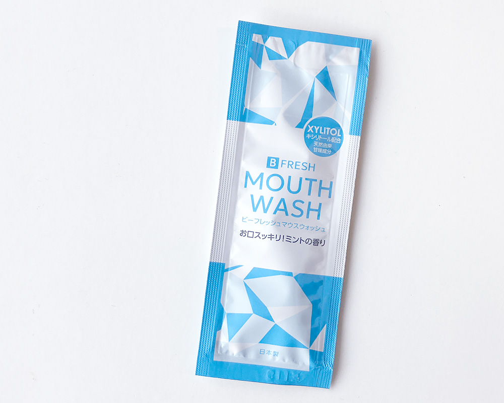10ml 小さな気配りが伝わるアメニティ｜マウスウォッシュ ビーフレッシュ